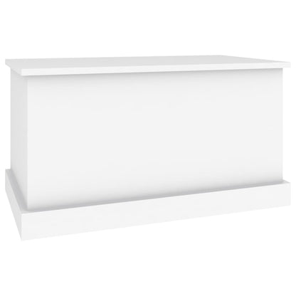vidaXL Storage Box White 70x40x38 cm Engineered Wood