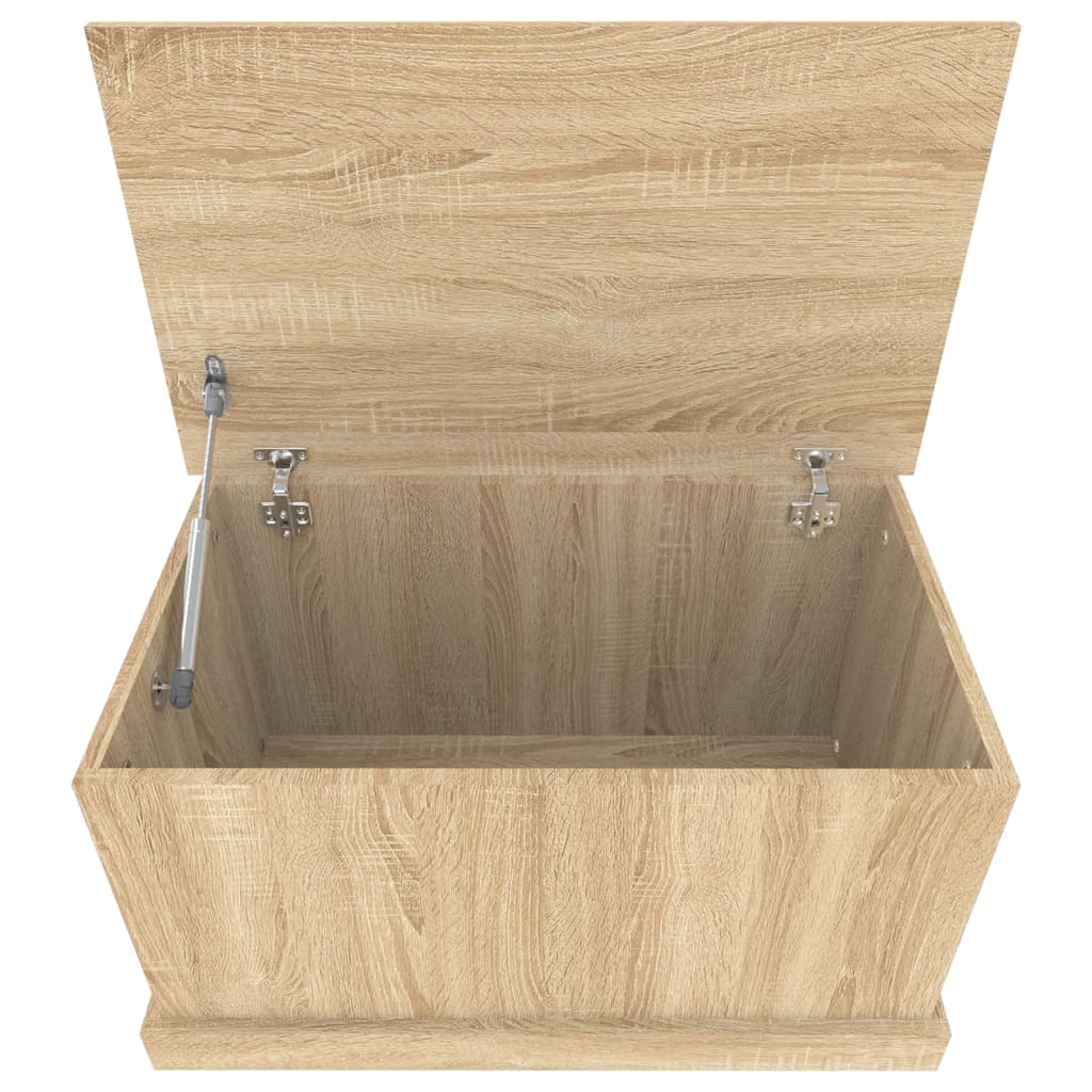 vidaXL Storage Box Sonoma Oak 70x40x38 cm Engineered Wood