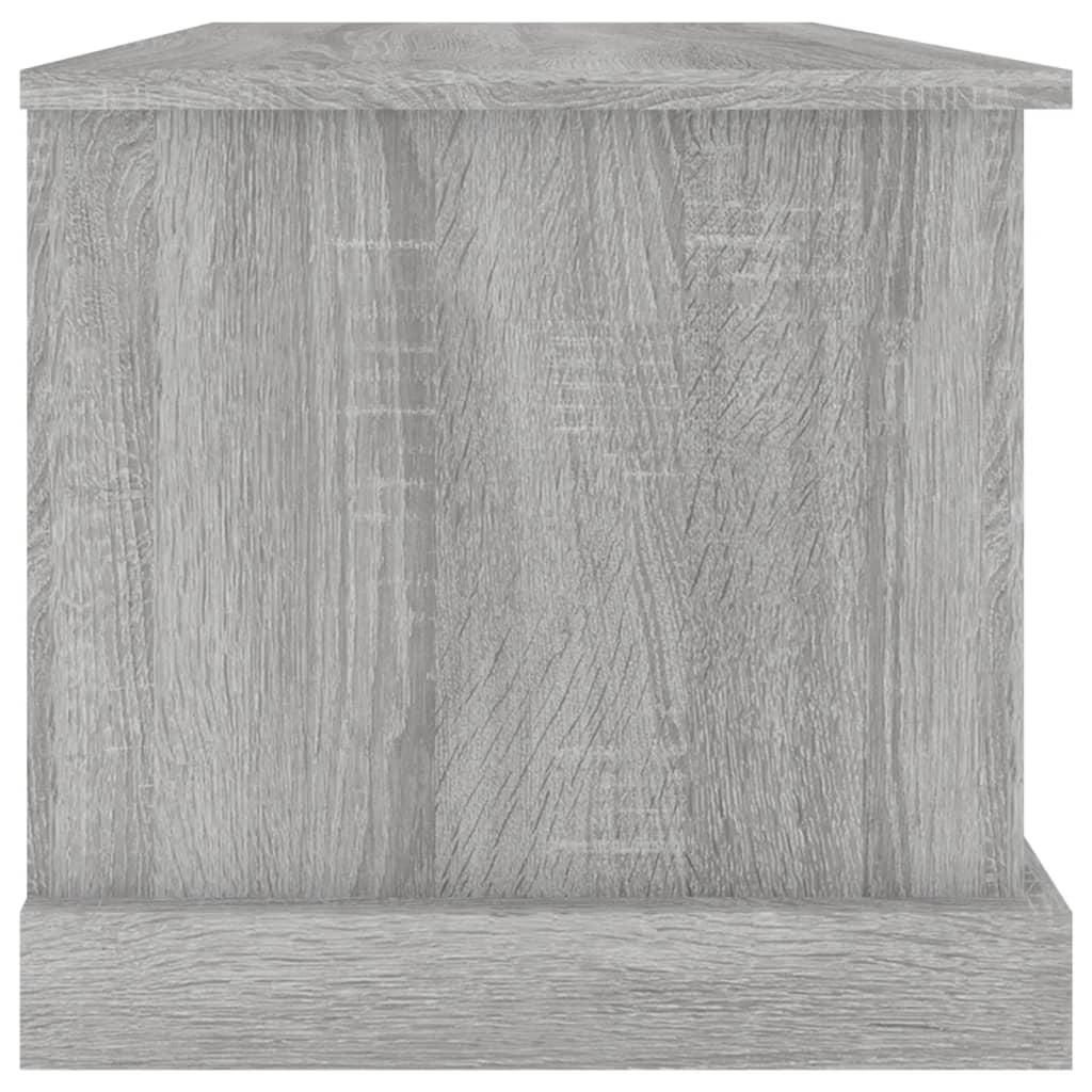 vidaXL Storage Box Grey Sonoma 70x40x38 cm Engineered Wood