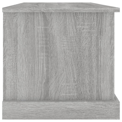 vidaXL Storage Box Grey Sonoma 70x40x38 cm Engineered Wood