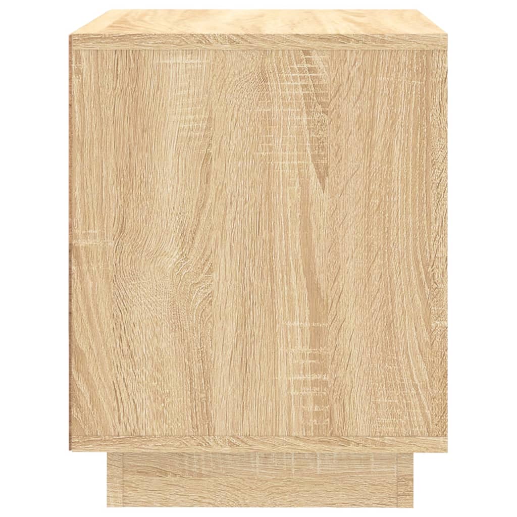 vidaXL Bedside Cabinets 2 pcs Sonoma Oak 44x35x45 cm Engineered Wood