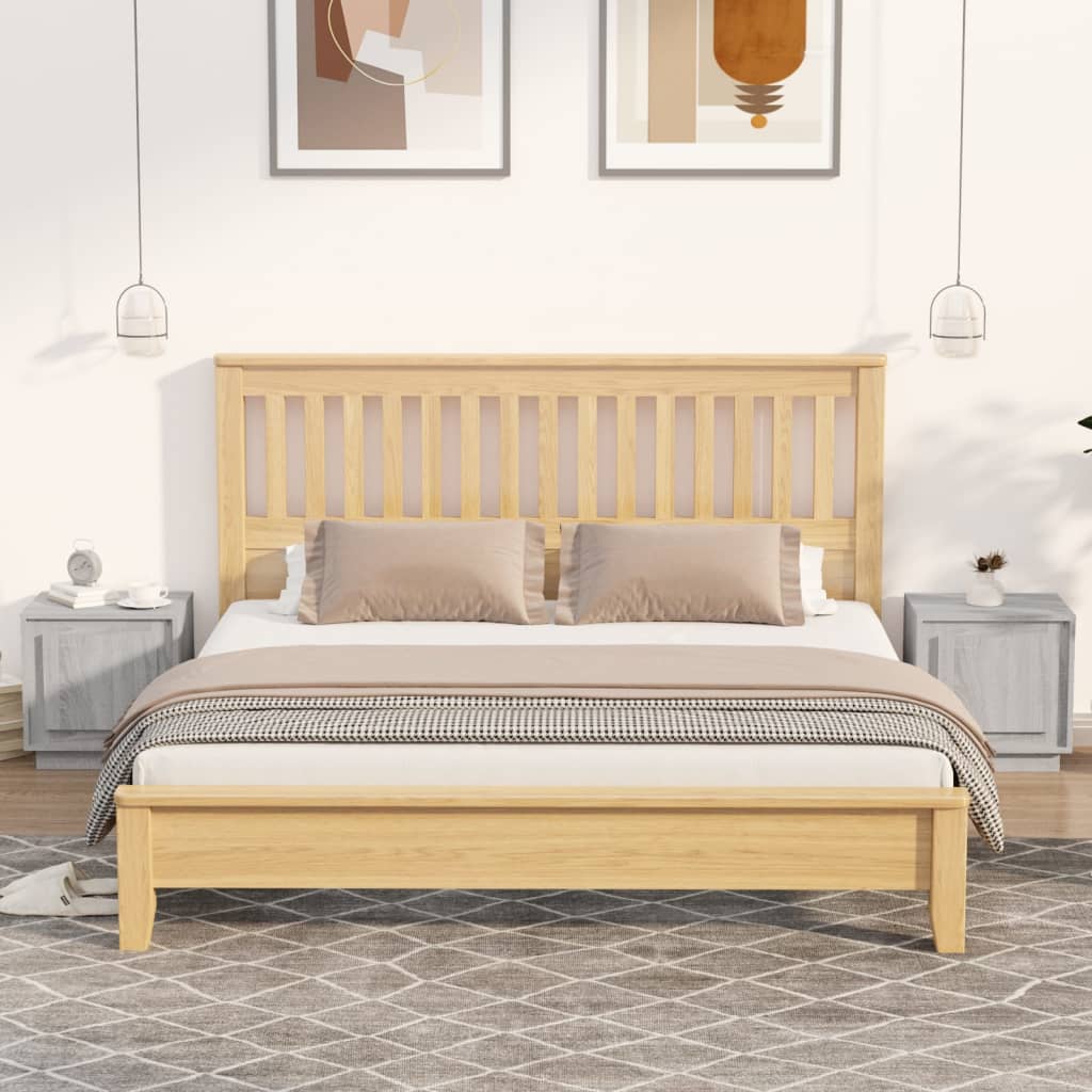 vidaXL Bedside Cabinets 2 pcs Grey Sonoma 44x35x45 cm Engineered Wood