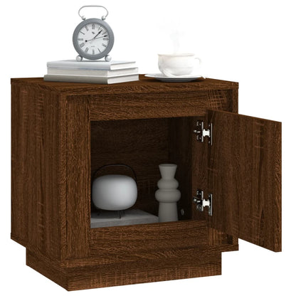 vidaXL Bedside Cabinets 2 pcs Brown Oak 44x35x45 cm Engineered Wood