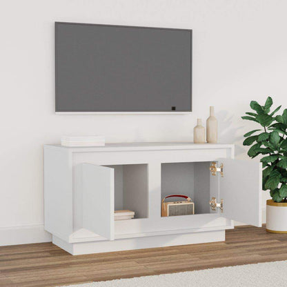 vidaXL TV Cabinet White 80x35x45 cm Engineered Wood