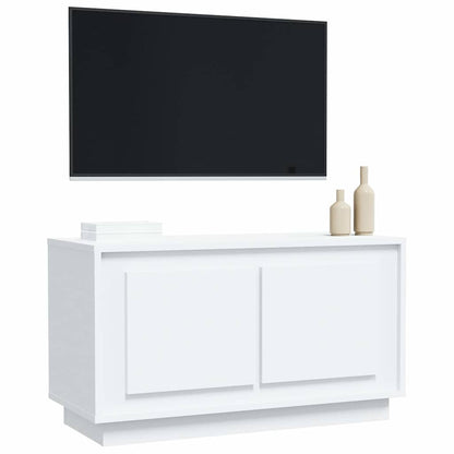 vidaXL TV Cabinet White 80x35x45 cm Engineered Wood