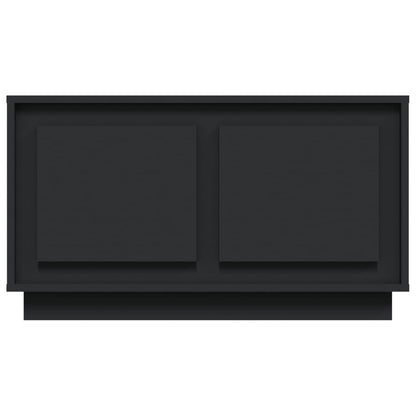vidaXL TV Cabinet Black 80x35x45 cm Engineered Wood