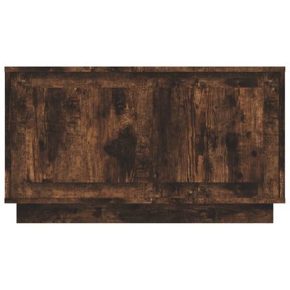 vidaXL TV Cabinet Smoked Oak 80x35x45 cm Engineered Wood