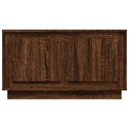 vidaXL TV Cabinet Brown Oak 80x35x45 cm Engineered Wood