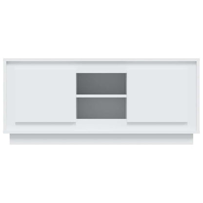 vidaXL TV Cabinet White 102x35x45 cm Engineered Wood