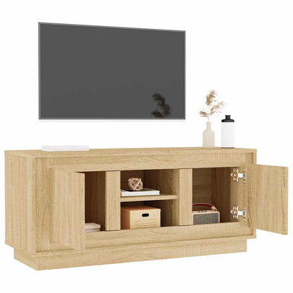 vidaXL TV Cabinet Sonoma Oak 102x35x45 cm Engineered Wood