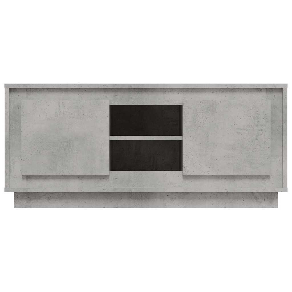 vidaXL TV Cabinet Concrete Grey 102x35x45 cm Engineered Wood