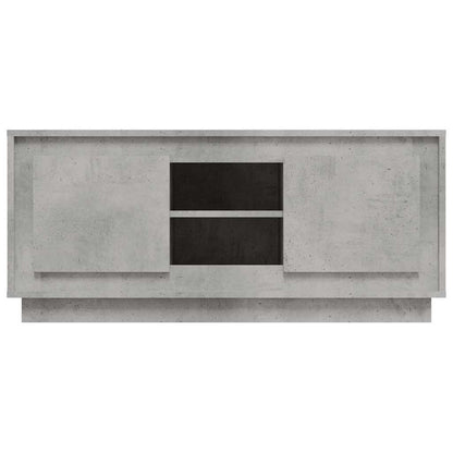 vidaXL TV Cabinet Concrete Grey 102x35x45 cm Engineered Wood