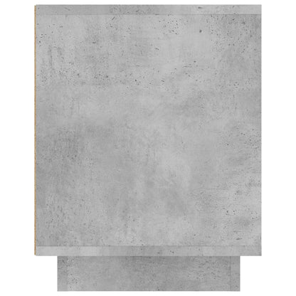vidaXL TV Cabinet Concrete Grey 102x35x45 cm Engineered Wood