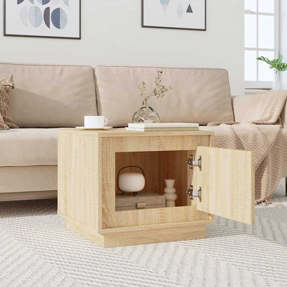 vidaXL Coffee Table Sonoma Oak 51x50x44 cm Engineered Wood