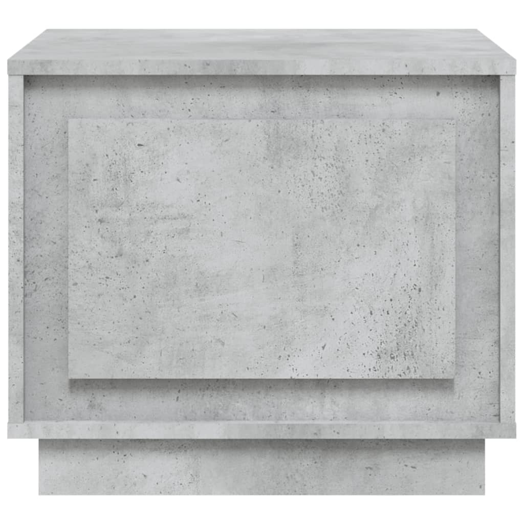 vidaXL Coffee Table Concrete Grey 51x50x44 cm Engineered Wood