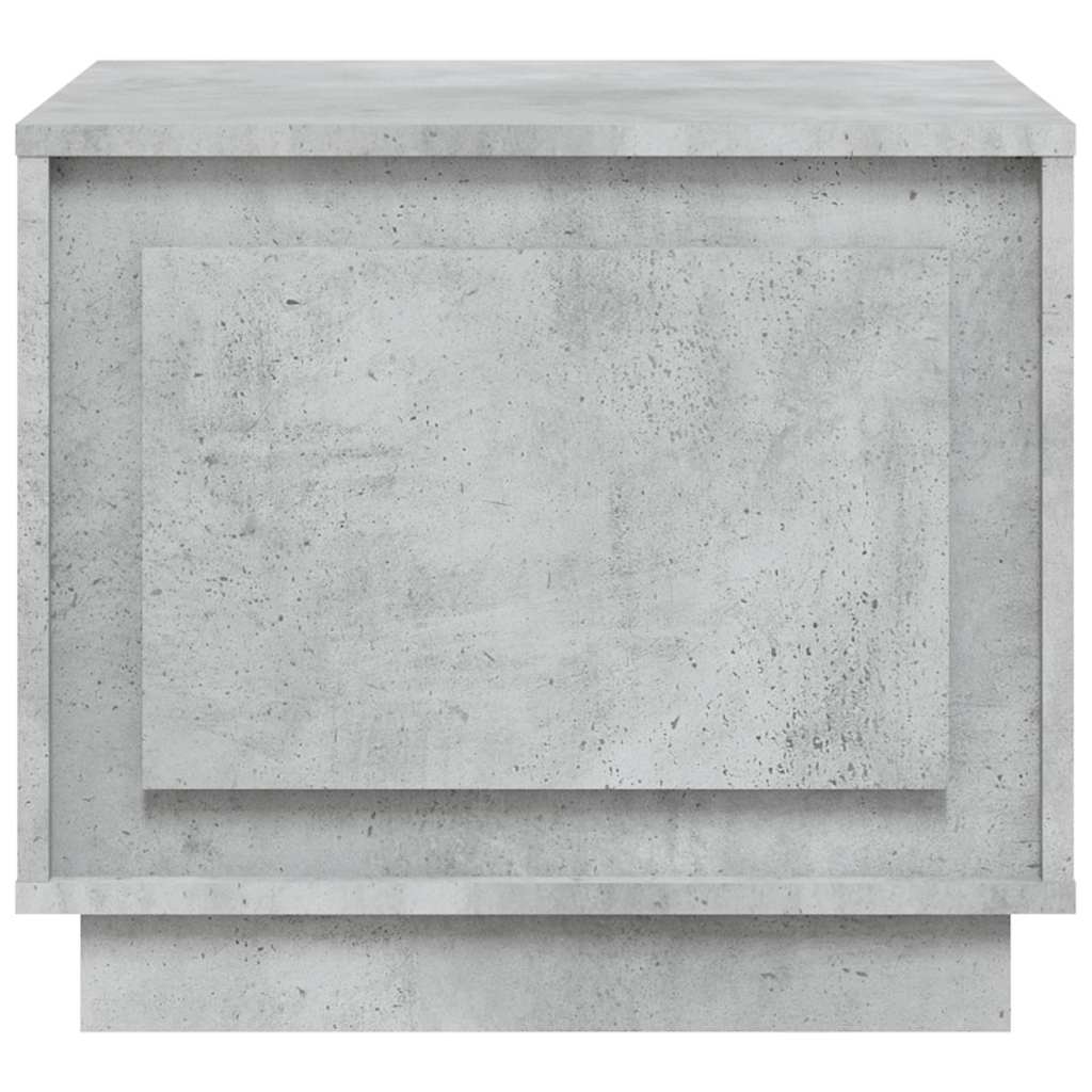 vidaXL Coffee Table Concrete Grey 51x50x44 cm Engineered Wood