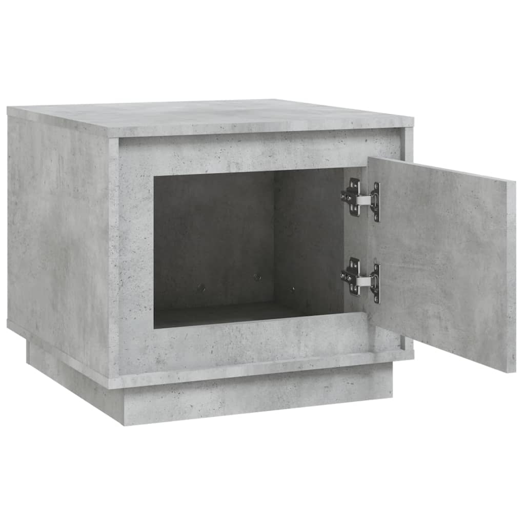 vidaXL Coffee Table Concrete Grey 51x50x44 cm Engineered Wood