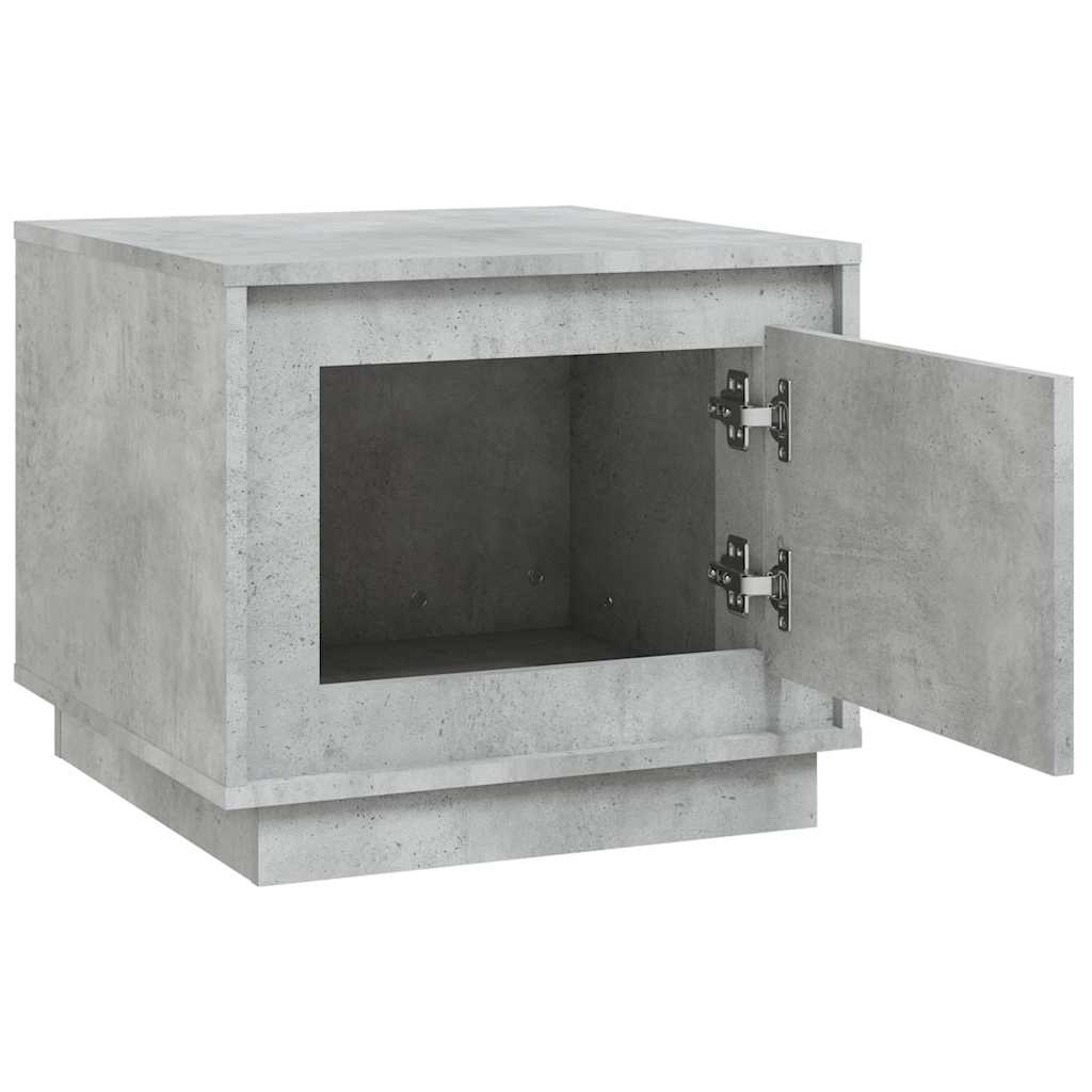 vidaXL Coffee Table Concrete Grey 51x50x44 cm Engineered Wood