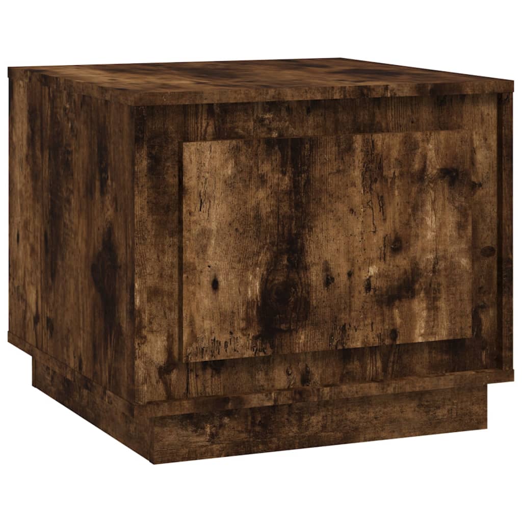 vidaXL Coffee Table Smoked Oak 51x50x44 cm Engineered Wood
