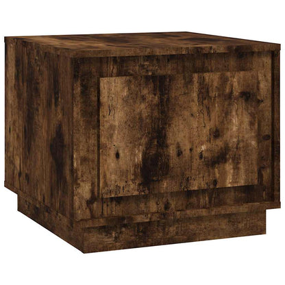 vidaXL Coffee Table Smoked Oak 51x50x44 cm Engineered Wood