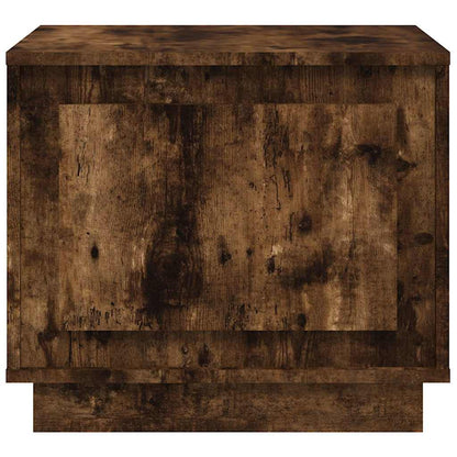 vidaXL Coffee Table Smoked Oak 51x50x44 cm Engineered Wood