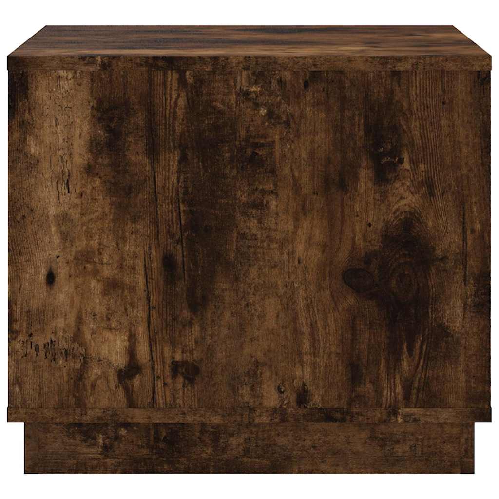 vidaXL Coffee Table Smoked Oak 51x50x44 cm Engineered Wood