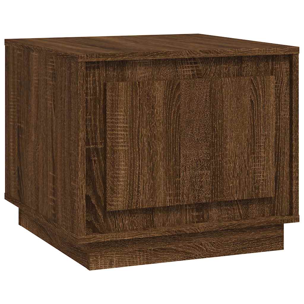 vidaXL Coffee Table Brown Oak 51x50x44 cm Engineered Wood