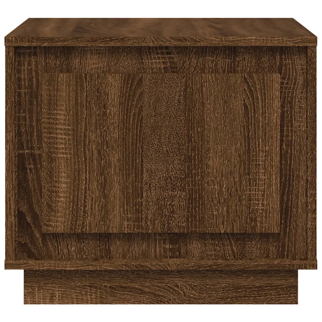 vidaXL Coffee Table Brown Oak 51x50x44 cm Engineered Wood