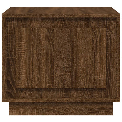 vidaXL Coffee Table Brown Oak 51x50x44 cm Engineered Wood