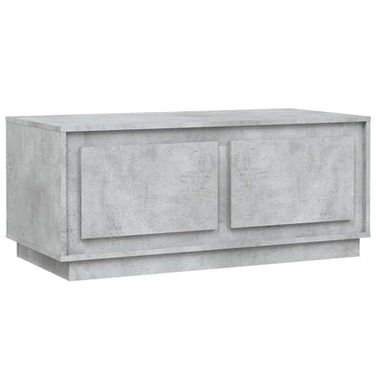 vidaXL Coffee Table Concrete Grey 102x50x44 cm Engineered Wood