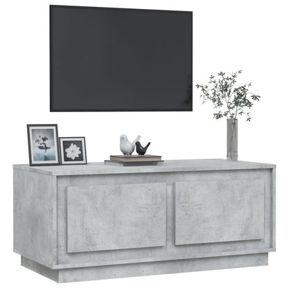 vidaXL Coffee Table Concrete Grey 102x50x44 cm Engineered Wood