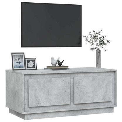 vidaXL Coffee Table Concrete Grey 102x50x44 cm Engineered Wood