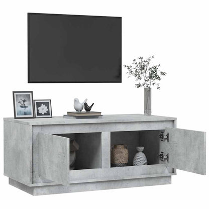 vidaXL Coffee Table Concrete Grey 102x50x44 cm Engineered Wood