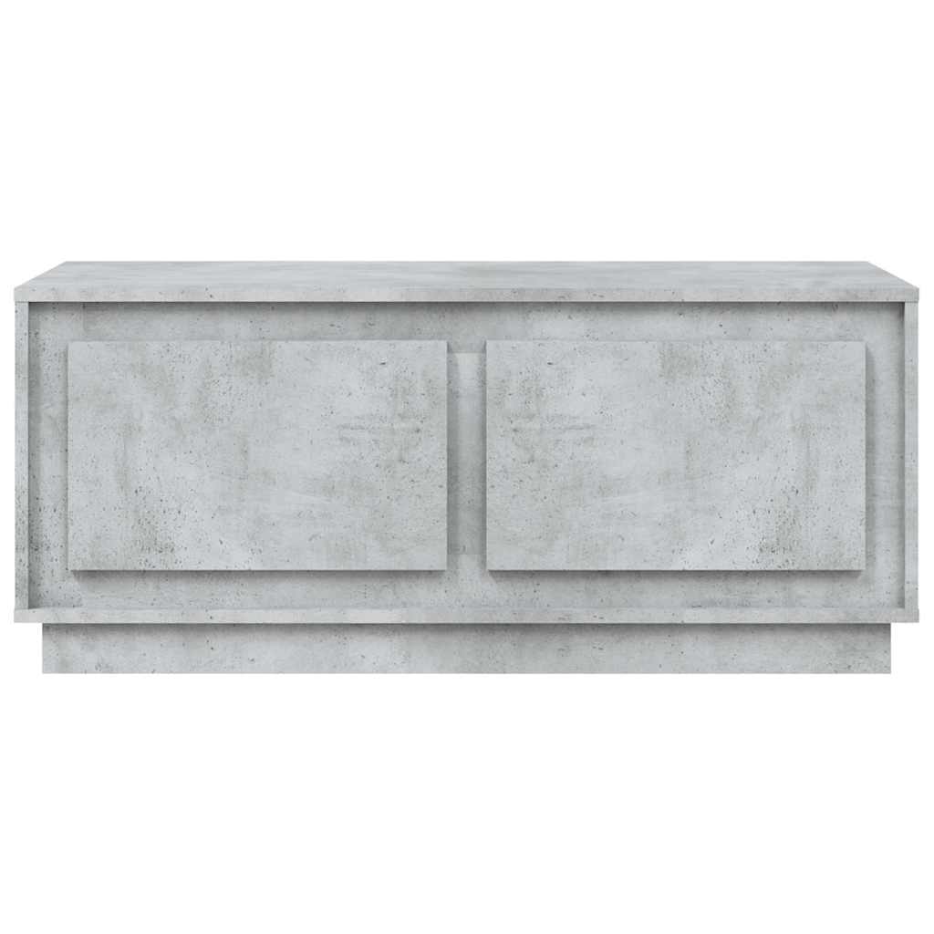 vidaXL Coffee Table Concrete Grey 102x50x44 cm Engineered Wood