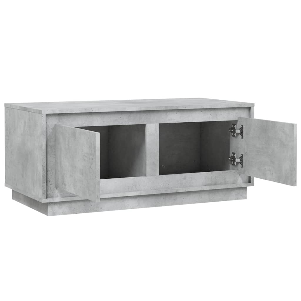 vidaXL Coffee Table Concrete Grey 102x50x44 cm Engineered Wood