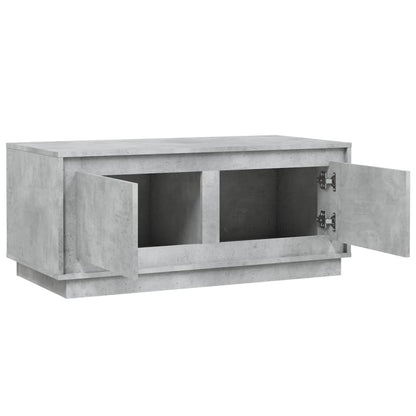 vidaXL Coffee Table Concrete Grey 102x50x44 cm Engineered Wood