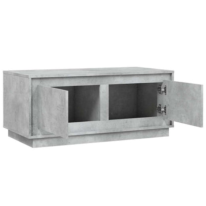 vidaXL Coffee Table Concrete Grey 102x50x44 cm Engineered Wood