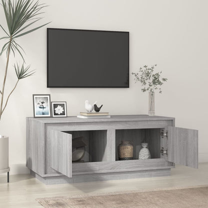 vidaXL Coffee Table Grey Sonoma 102x50x44 cm Engineered Wood
