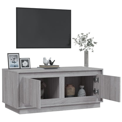 vidaXL Coffee Table Grey Sonoma 102x50x44 cm Engineered Wood