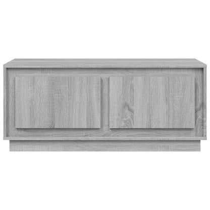 vidaXL Coffee Table Grey Sonoma 102x50x44 cm Engineered Wood