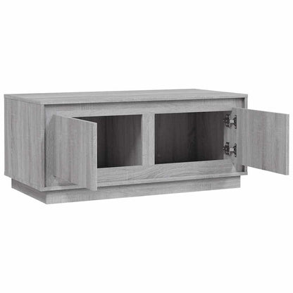 vidaXL Coffee Table Grey Sonoma 102x50x44 cm Engineered Wood
