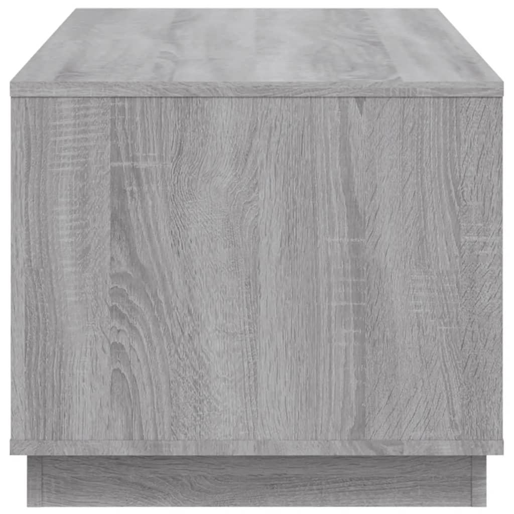 vidaXL Coffee Table Grey Sonoma 102x50x44 cm Engineered Wood