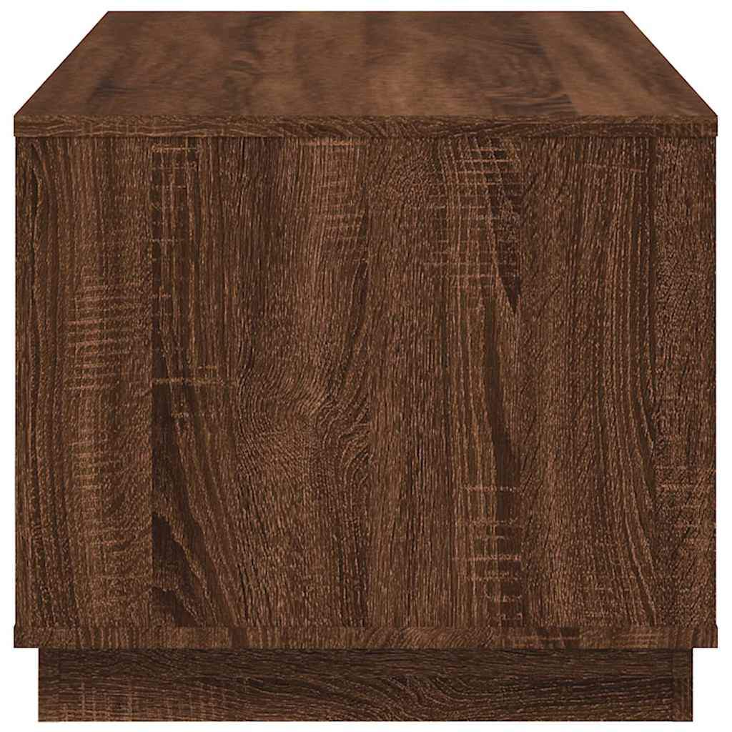 vidaXL Coffee Table Brown Oak 102x50x44 cm Engineered Wood