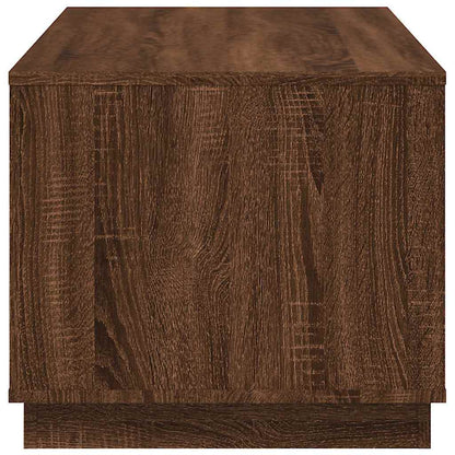 vidaXL Coffee Table Brown Oak 102x50x44 cm Engineered Wood