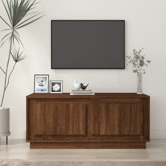 vidaXL Coffee Table Brown Oak 102x50x44 cm Engineered Wood