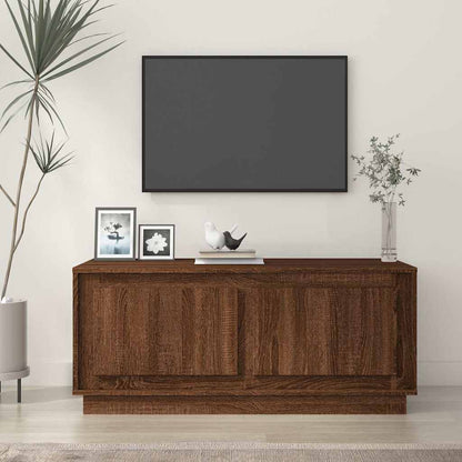 vidaXL Coffee Table Brown Oak 102x50x44 cm Engineered Wood