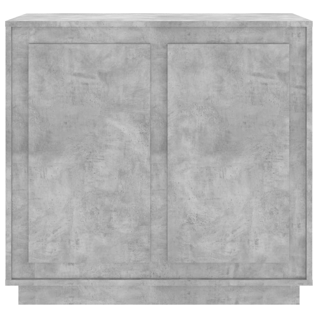 vidaXL Sideboard Concrete Grey 80x34x75 cm Engineered Wood
