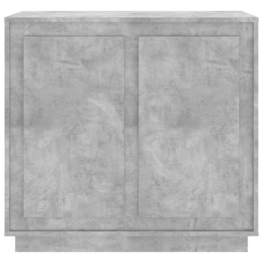 vidaXL Sideboard Concrete Grey 80x34x75 cm Engineered Wood
