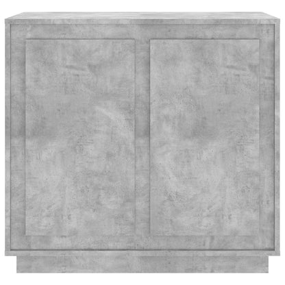 vidaXL Sideboard Concrete Grey 80x34x75 cm Engineered Wood