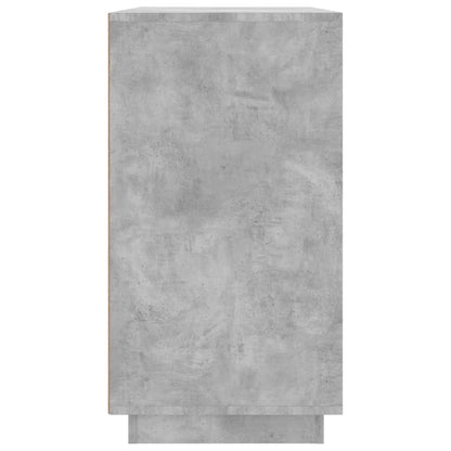 vidaXL Sideboard Concrete Grey 80x34x75 cm Engineered Wood